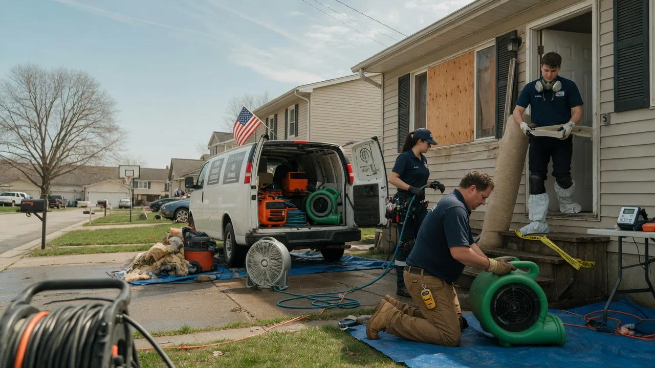 Water Damage Restoration in Spurlockville, WV near me